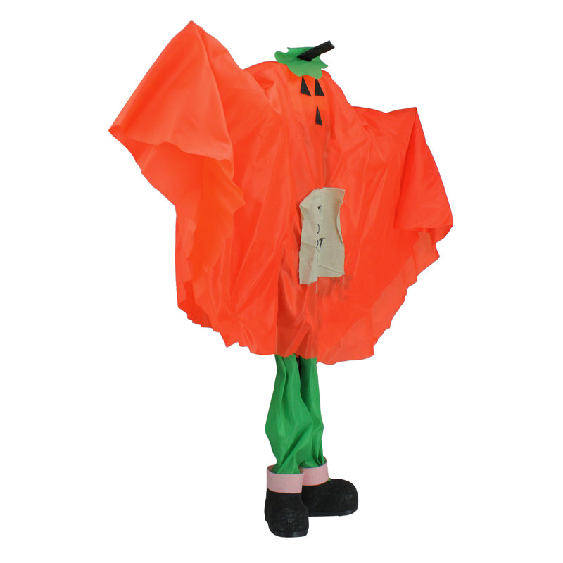 Ensemble de 3 figurines d'Halloween debout citrouille et chauve-souris fantôme 36 po