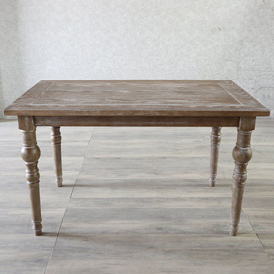 Brown Rectangle Solid Wood Dining Tables