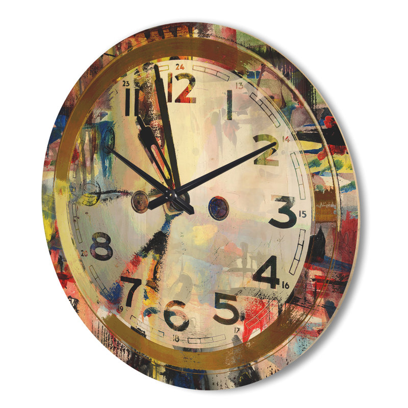 Solid Wood Wall Clock, Large
