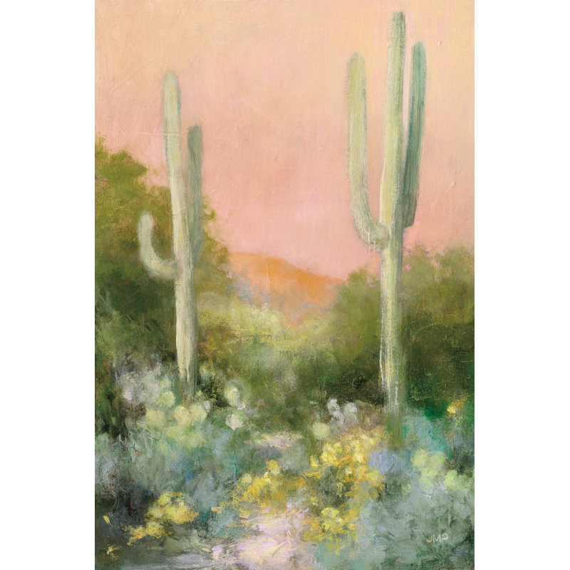 " Sunrise Desert I " by Julia Purinton Painting Print, 30" H x 20" W