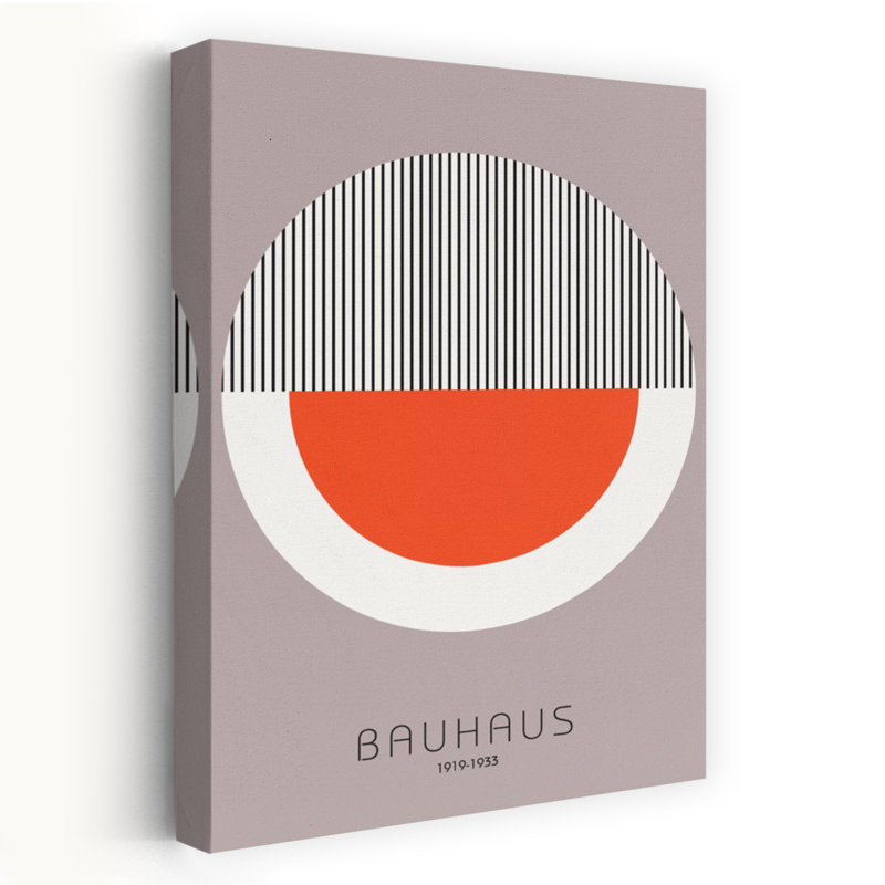 Bauhaus 9, art abstrait moderne, H 24 po x l 16 po