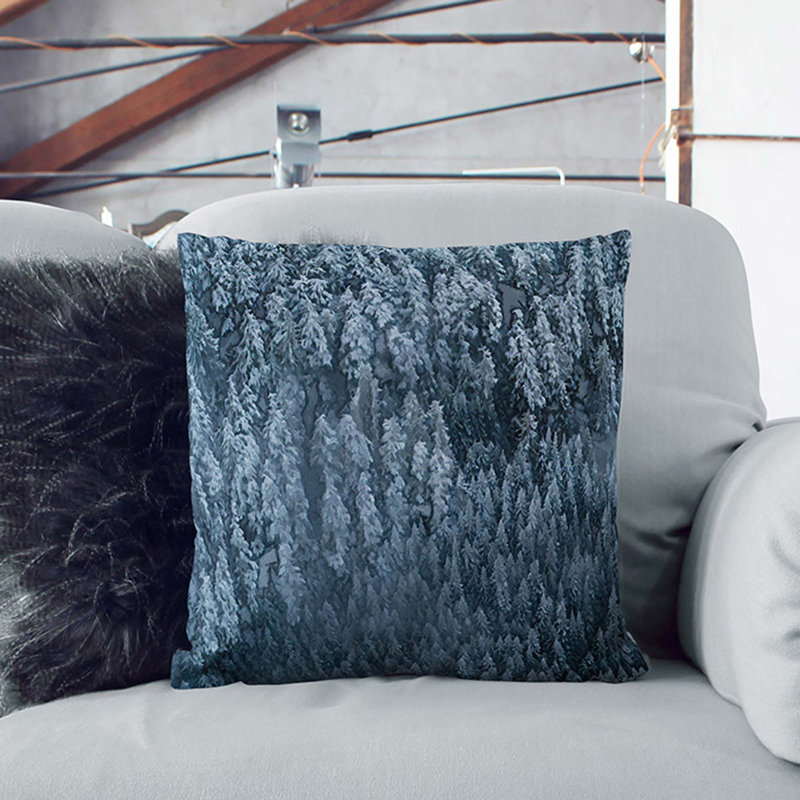 Square Throw Cushion, White, 55 x 55 cm