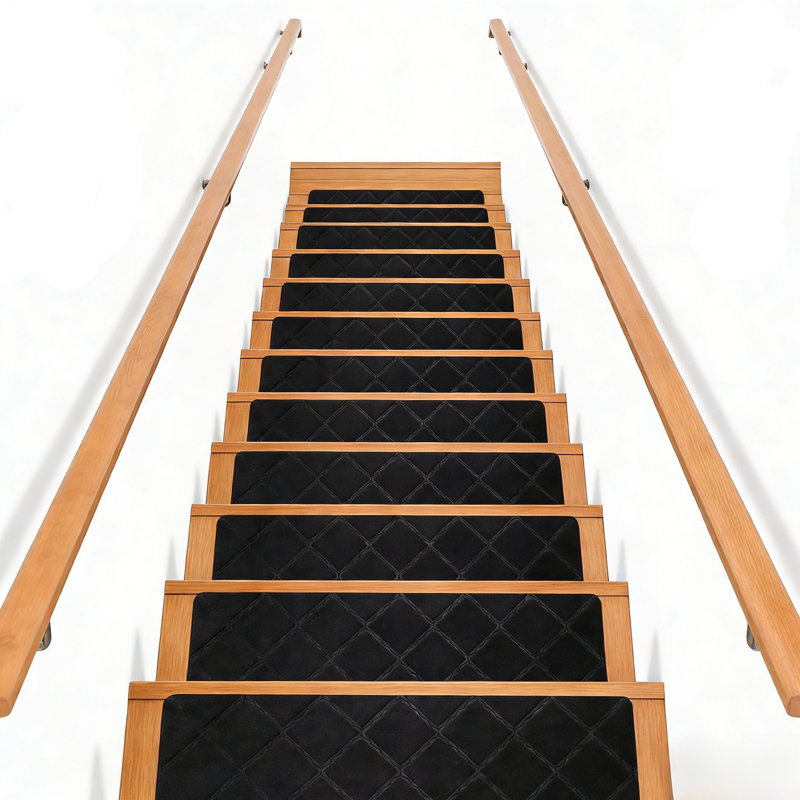 Tapis antidérapant 15 pièces Kokichi, Noir