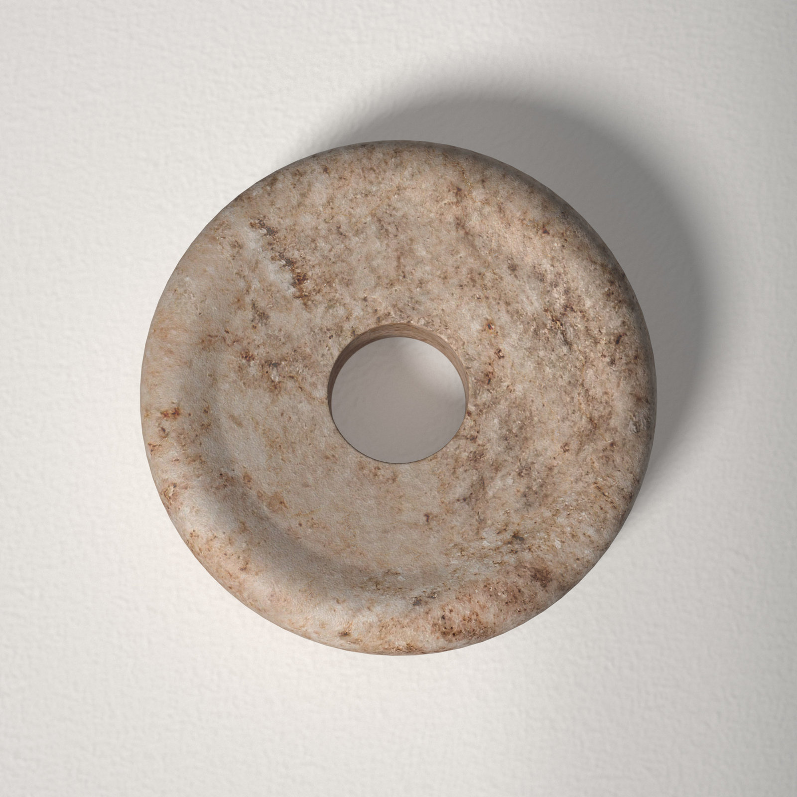 Tellis Marble Tealight Holder, 2.5" H x 7" W x 7" D