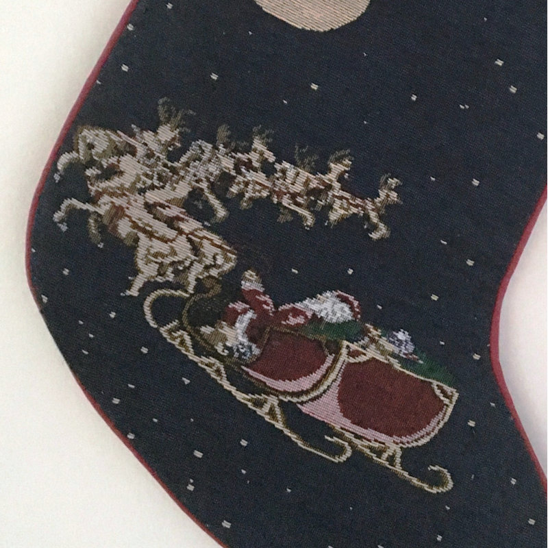 Christmas Tapestry Stocking