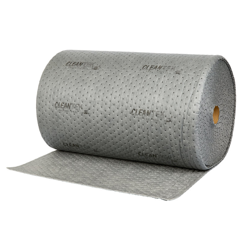 Rouleau absorbant pour restaurant 1 rouleau 30 x 150 pouces Sorbant universel non tissé résistant aux déversements d'huile industrielle