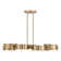 Talamanca 9-Light LED Chandelier in Noble Brass by Breegan Jane