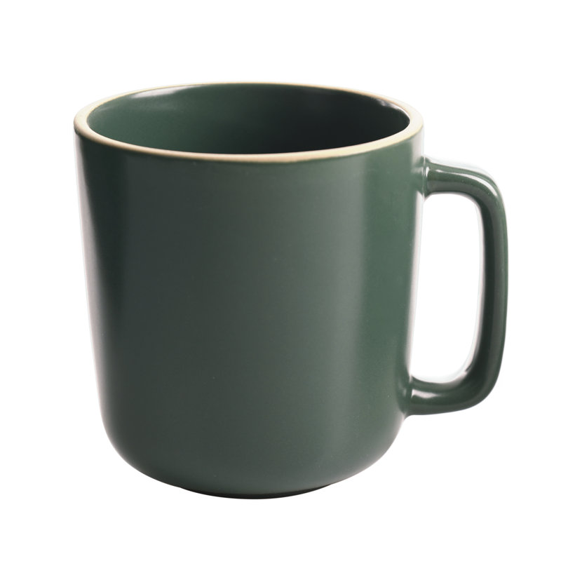 Green Ceramic 16-Piece Dinnerware Set with Matte Finish