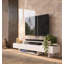 Meuble télé minimaliste moderne pour téléviseur de 65 po ou moins Dessein-74423381