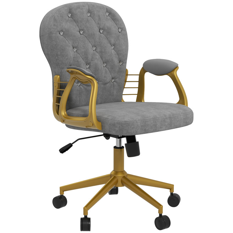Chaise de travail Jaimy, Gris