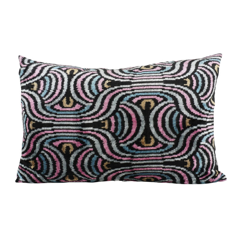 Velvet Lumbar Pillow Cover & Insert