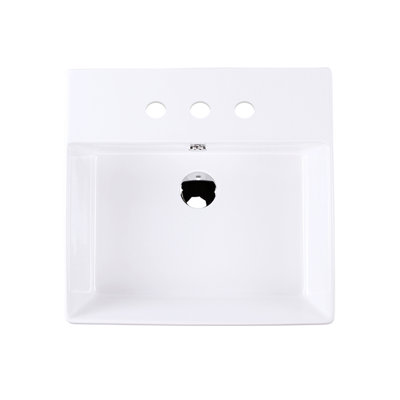 Aquamedia 20'' L Bathroom Sink