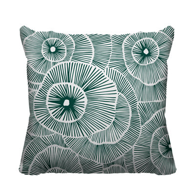 Coussin intérieur / extérieur Abstract Floral Burst