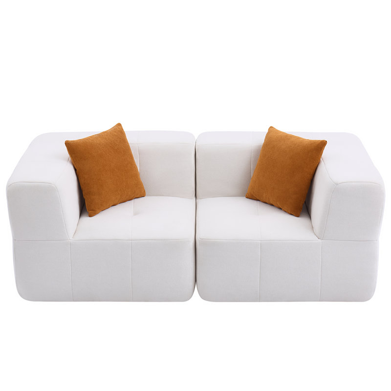 73.62" Loveseat Sofa, Modern Upholstered Couch