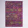 Christa Floral Fuchsia/Blue Area Rug