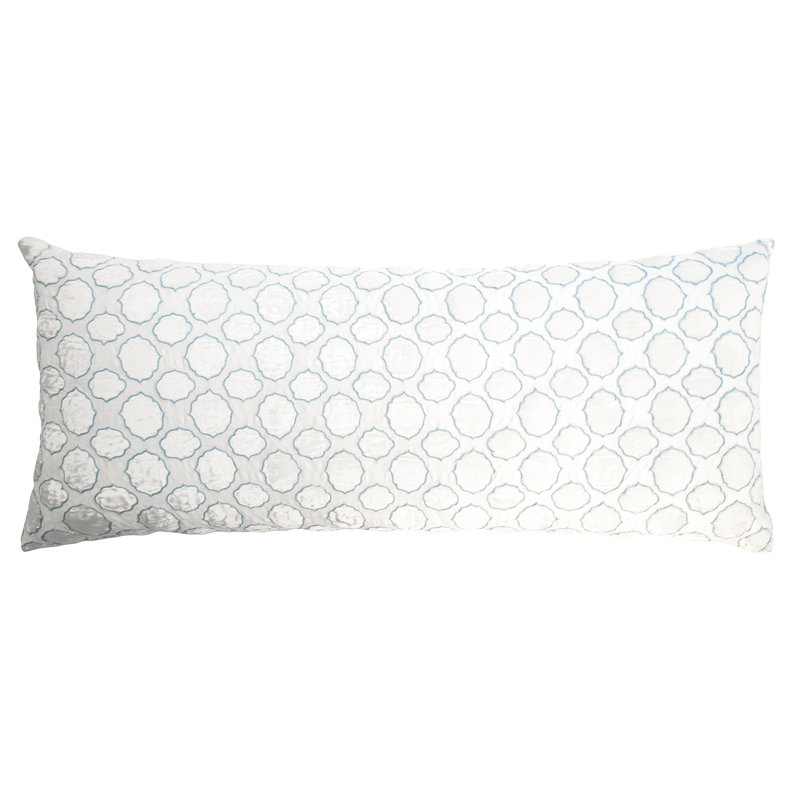 Tile Geometric Throw Pillow, Robin's Egg