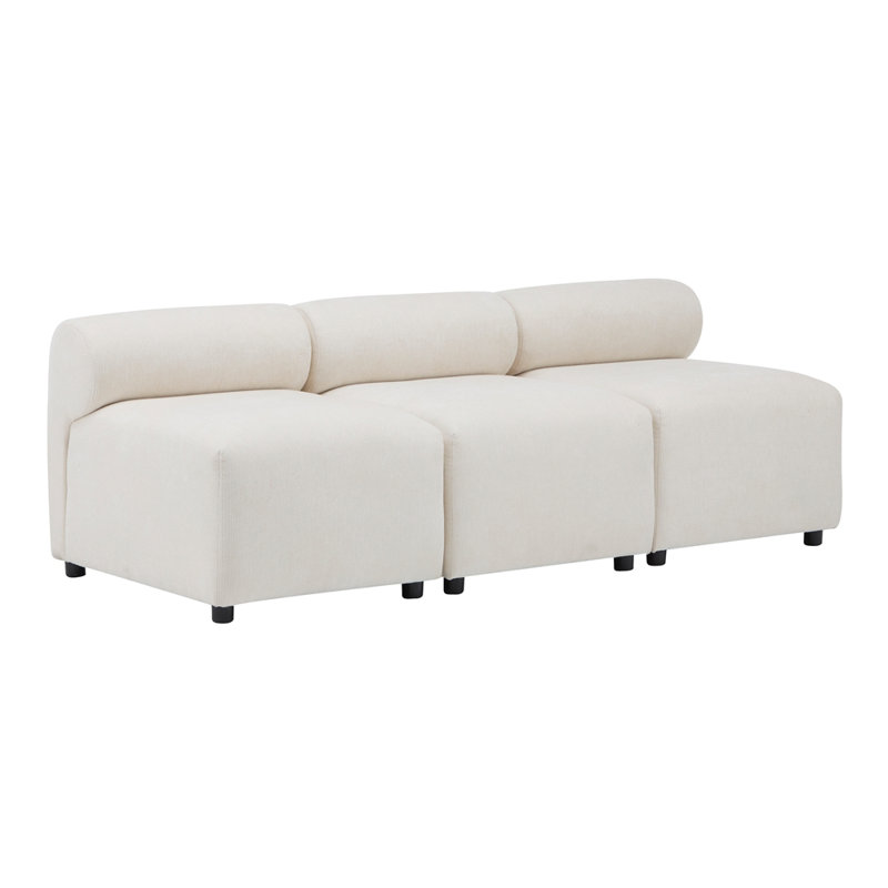 Canapé modulaire sans accoudoirs 3 pièces 78 pouces 3 pièces