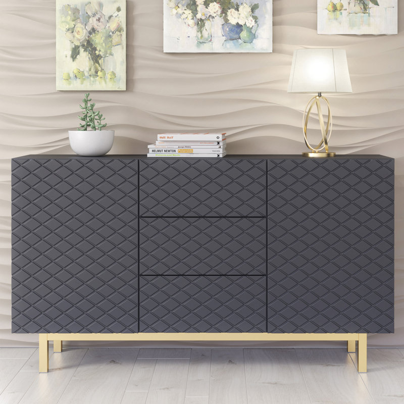 140cm Sideboard, Grey