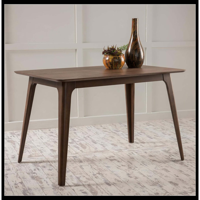 [Video] Dining Table Solid Wood Legs, Walnut