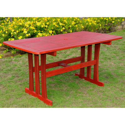 Blaser Rectangular Acacia Outdoor Dining Table