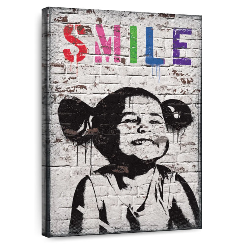 Leisha Smiling Girl, 24" H x 16" W
