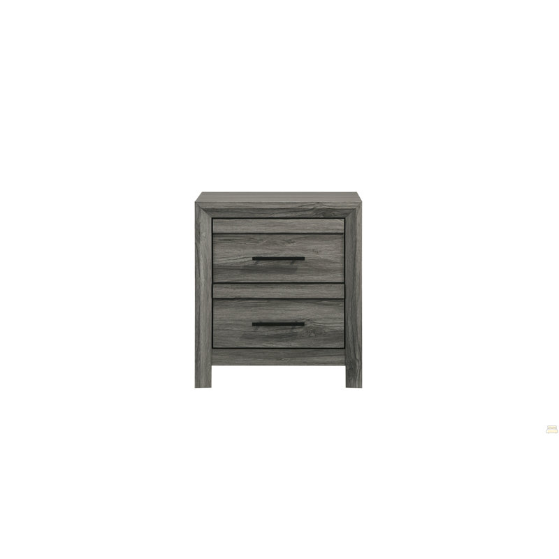 2-Drawer Night Stand Made With Wood