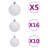 Artificial Christmas Tree with LEDs&Ball Set