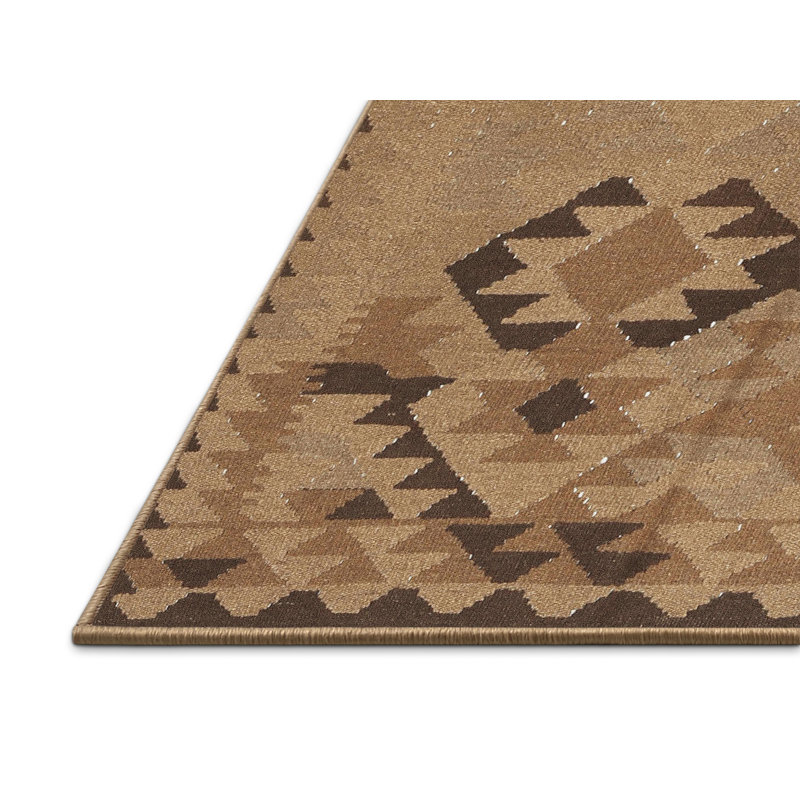 Tapis contemporain brun, Rectangle 5 pi x 7 pi