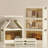 Foldable 3-layer Storage Cabinet - Collapsible Space-saving Organizer With Transparent Doors - Ideal For Home, Bedroom, Bathroom, Wardrobe Storage