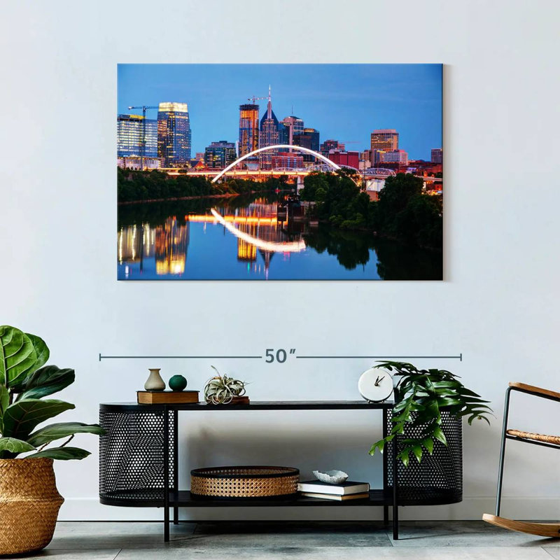 Kavia, Nashville, Tennessee, paysage urbain, H 30 po x l 45 po