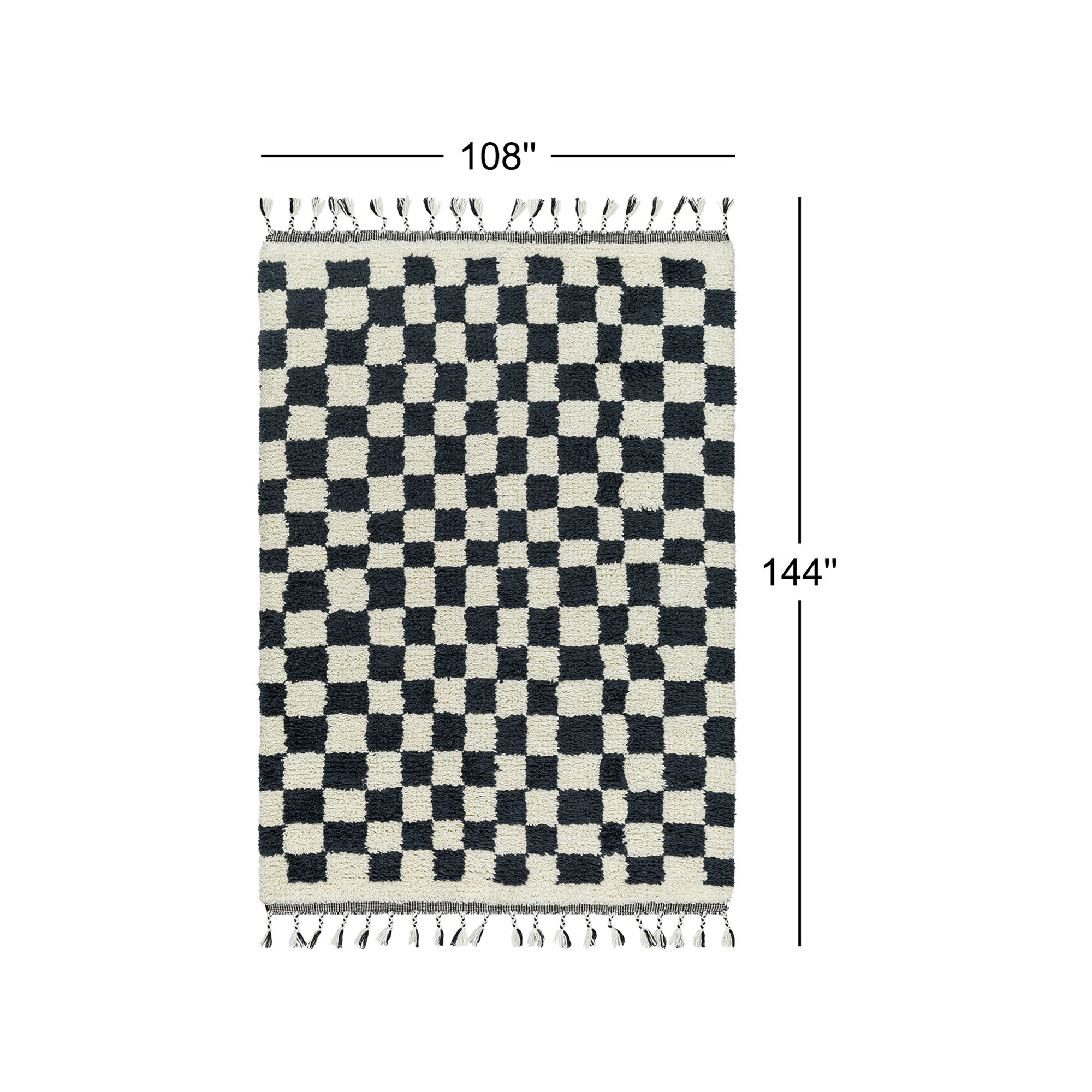 Keon Handmade Wool Rug, Rectangle 9' x 12'
