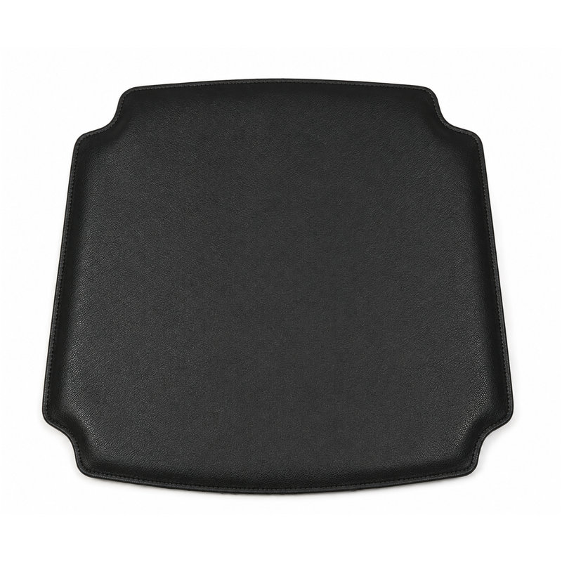 Coussin de chaise de salle à manger en bois de style Wishbone, Black