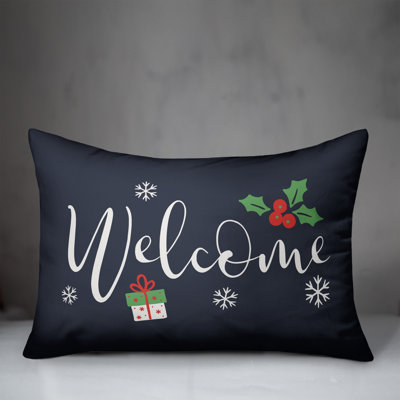  Welcome Rectangular Lumbar Cushion