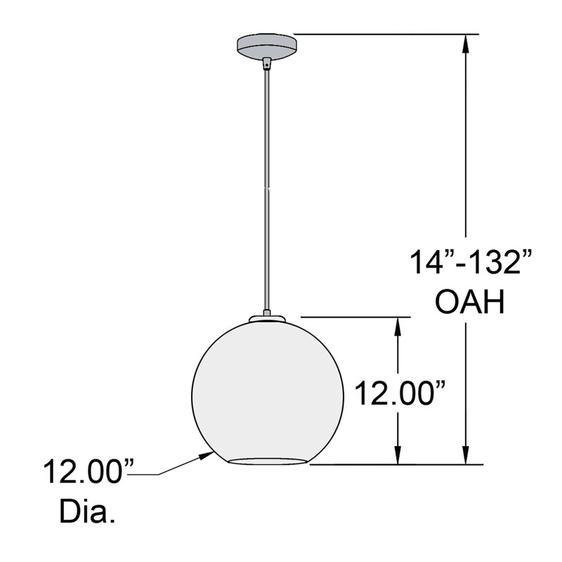 Bumble 1 - Light Brushed Copper Single Pendant