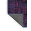 Tapis oriental en laine / polyester tissé à la machine en bleu / mauve-1671494664