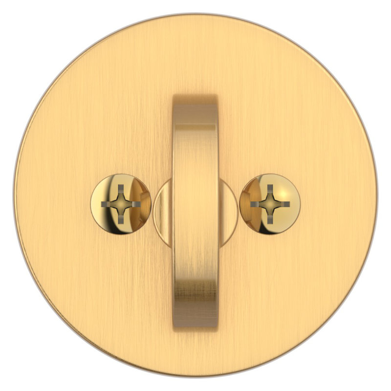 Contemporary Round Single Cylinder Deadbolt