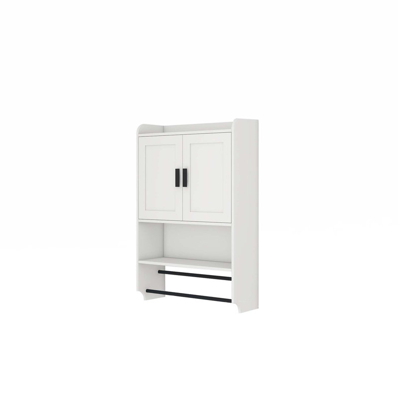 Nickeisha Bathroom Cabinet, White