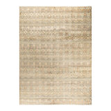 Overdyed One-of-a-Kind 9' 1" X 12' 3" Hand Knotted Area Rug