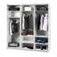 Nely Manufactured Wood Wardrobe-1504959089