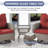 Esquer 5-Pieces Outdoor Wicker Patio Conversation Furniture Set With Rocking & Swivel Chairs And Rectangular Fire Pit Table-1041798102-1041798099