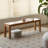 Natural Oak Wood For Dining Bench Table Bench For Living Room-976673125