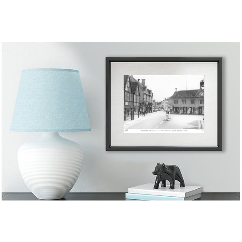 Tetbury, Long Street And The Market House C1965 by Francis Frith - Single Picture Frame Print, 40cm H x 50cm W x 2.3cm D
