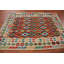 Tapis oriental kilim en laine à tissage plat 6 x 8