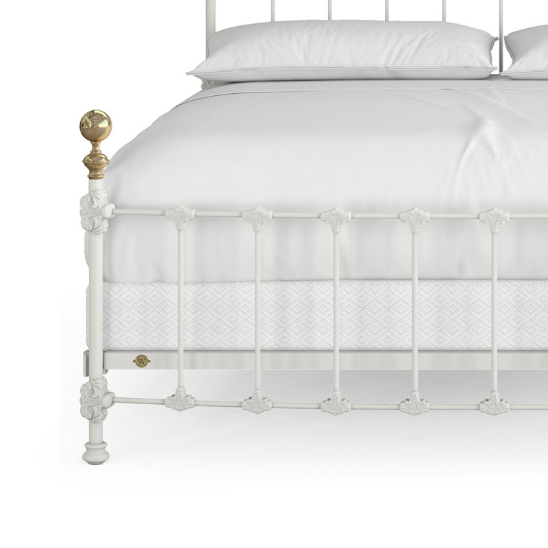 151 Palatial Bed | Complete Standard, King, Gunmetal/Antique Gold