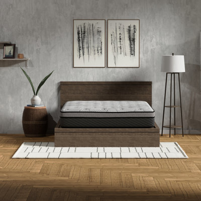 King Mattress 12 Inch With Pocketed Coils, Adaptive Foam For Relief, Great Motion Isolation And Full Support, Breathable Design Night Comfort, 3/4" Knit Top, 1/2" Memory Layer, 1" Support 1 - Gel 8"