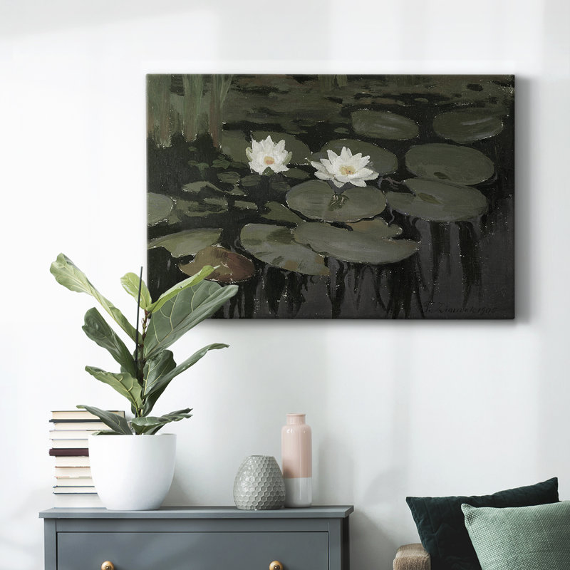Paysage rétro - CDXLVII, Toile tendue, H 41 po x l 61 po x P 1,5 po
