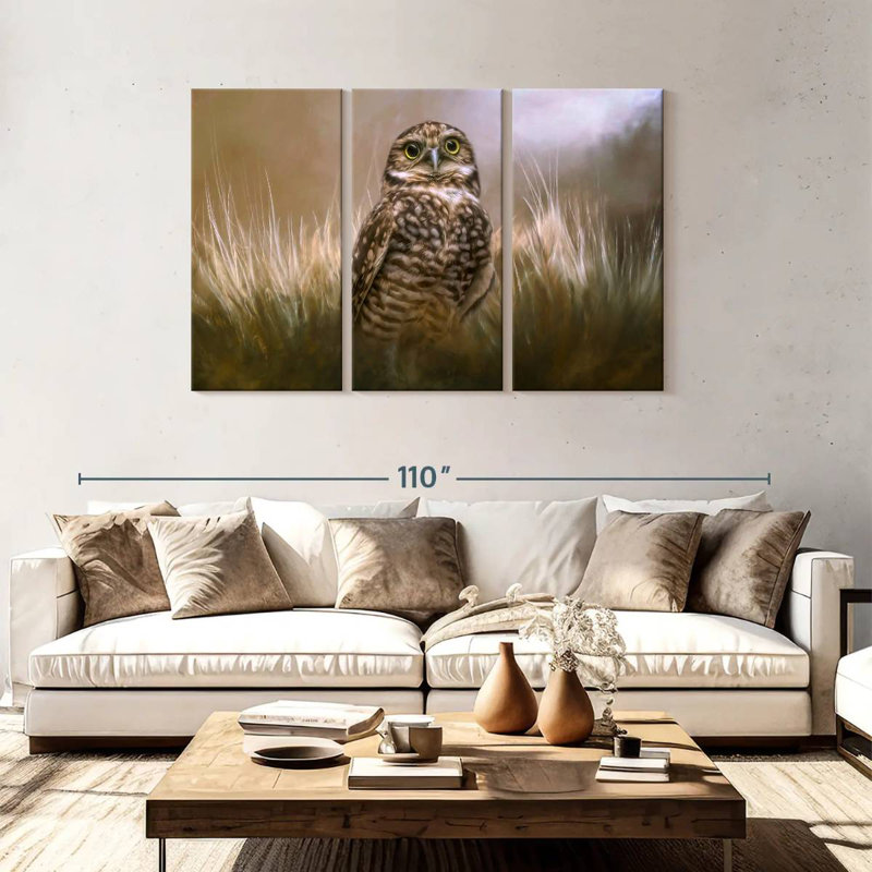 Brampt Owl Be Seeing You, 48" H x 74" W