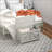 30" Farmhouse Storage Chest, Lift Top Box Organizer