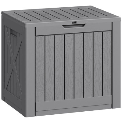 40 Gallons Lockable Resin Outdoor Deck Box And Patio Furniture Side Table by Saili Electronic Technology co., Limited