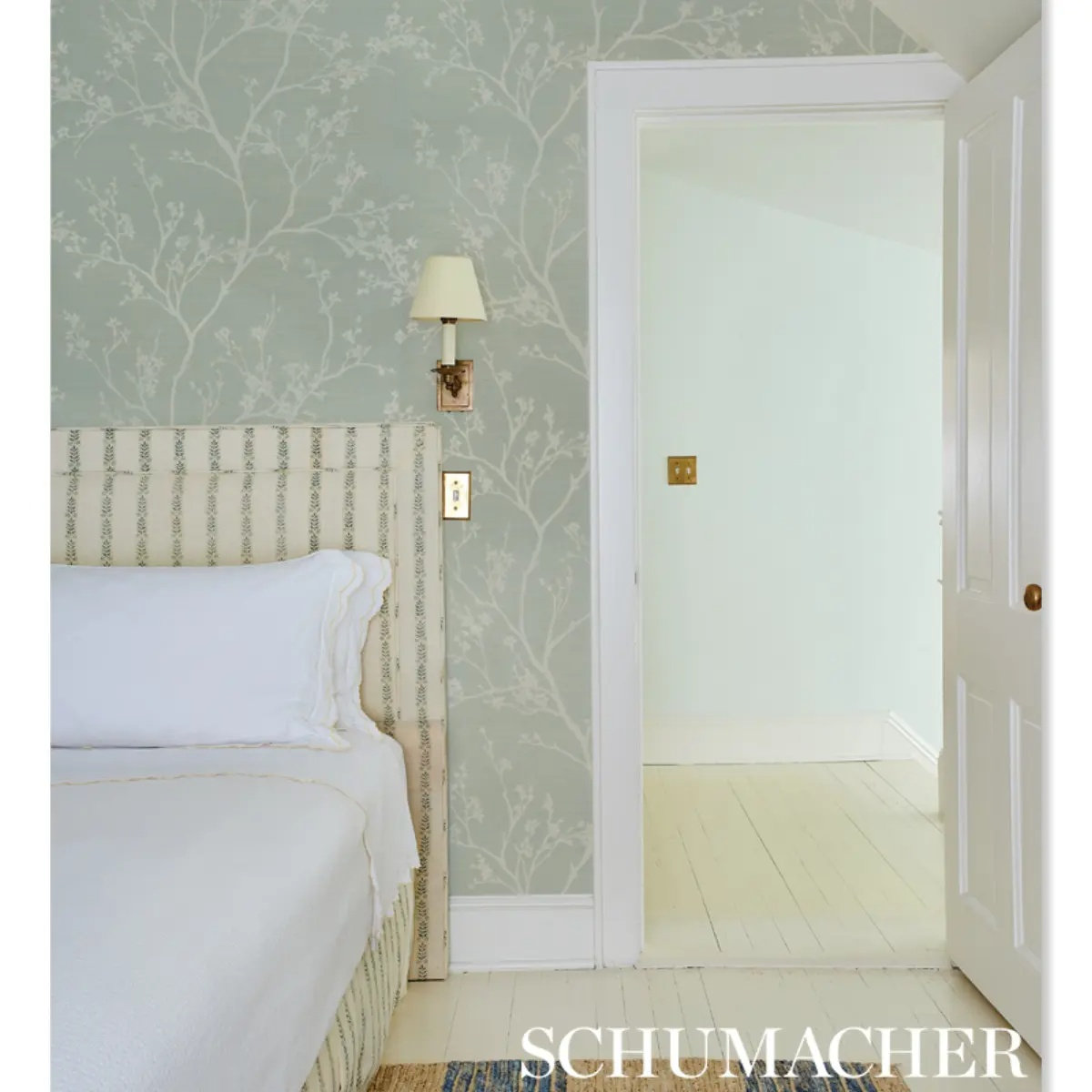 Twiggy Sisal Wallpaper Roll, Sky